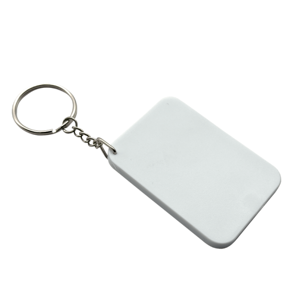 Sublimation Express | White Polymer Keyring Rectangle Sublimation Express | White Polymer Keyring Rectangle