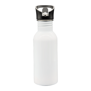 Sublimation Express | 650ml White Stainless Steel Aqua Plus Water Bottle