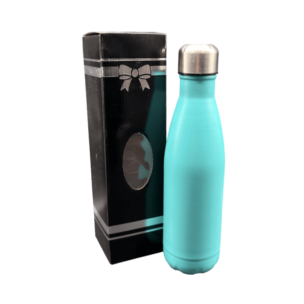 Engraving 500ml Ocean Blue Stainless Steel Bottle Engraving 500ml Ocean Blue Stainless Steel Bottle