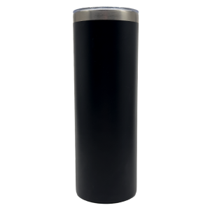 Engraving Black Stainless Steel Skinny Tumbler