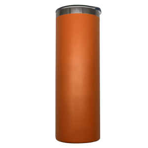 Engraving Orange Stainless Steel Skinny Tumbler